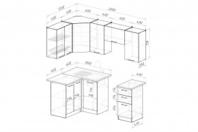 ЛИОРА Кухонный гарнитур Оптима 5 (1200*2000 мм) в Глазове - glazov.ok-mebel.com | фото 2