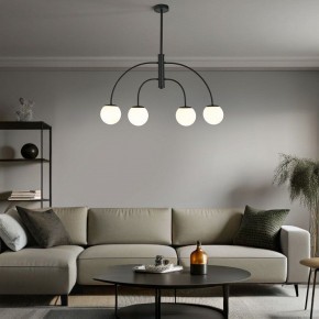 Люстра на штанге Eurosvet Cenacolo 30179/4 черный в Глазове - glazov.ok-mebel.com | фото 2