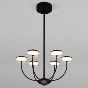 Люстра на штанге Eurosvet Fungo 50388 LED черный в Глазове - glazov.ok-mebel.com | фото