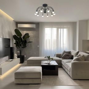 Люстра на штанге Eurosvet Ragno 90035/10 LED черный в Глазове - glazov.ok-mebel.com | фото 5