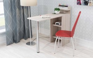 Стол маникюрный 4 трансформер с полками в Глазове - glazov.ok-mebel.com | фото