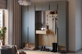 МЕБЕЛЬСОН К11 Прихожая (графит) в Глазове - glazov.ok-mebel.com | фото