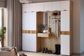 МЕБЕЛЬСОН К12 Прихожая (белое дерево) в Глазове - glazov.ok-mebel.com | фото