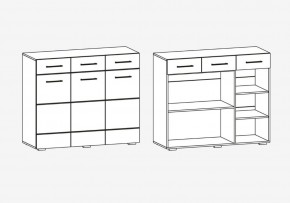 Модульная гостиная Фиеста (Венге/Белый глянец) в Глазове - glazov.ok-mebel.com | фото 3