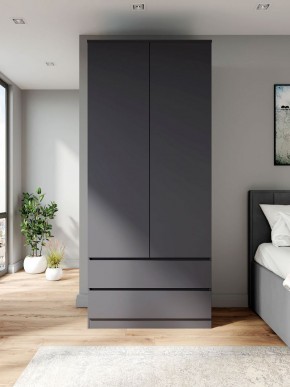 МОРИ МШ 900.2 Шкаф (графит) в Глазове - glazov.ok-mebel.com | фото 3