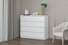 МС "Хилтон" Комод №3 1200 (8 ящ.) белый текстурный в Глазове - glazov.ok-mebel.com | фото