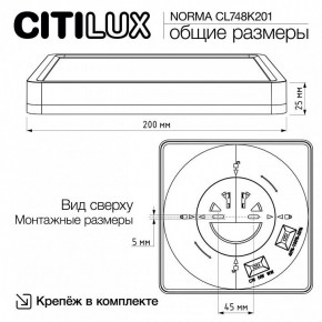 Накладной светильник Citilux Norma CL748K201 в Глазове - glazov.ok-mebel.com | фото 11