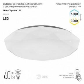 Накладной светильник Эра Классик SPB-6-70-RC Sparkle в Глазове - glazov.ok-mebel.com | фото 2