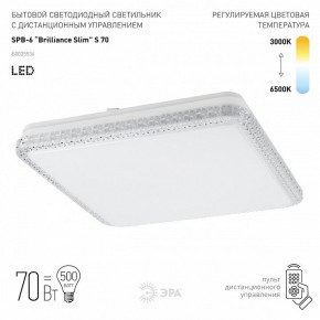 Накладной светильник Эра Классик SPB-6 Brilliance Slim S 70 в Глазове - glazov.ok-mebel.com | фото 2