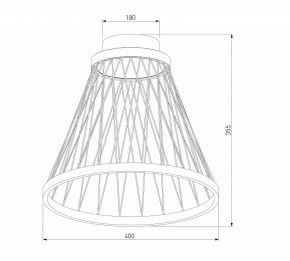 Накладной светильник Eurosvet Cesta 40018/1 LED коричневый в Глазове - glazov.ok-mebel.com | фото 4