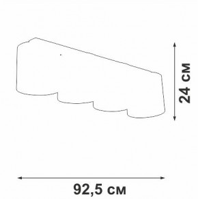 Накладной светильник Vitaluce V2881 V2881-1/4PL в Глазове - glazov.ok-mebel.com | фото 3