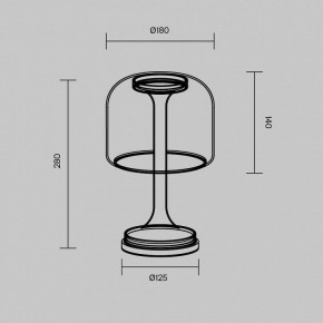 Настольная лампа декоративная Maytoni Spirito MOD286TL-L8W3K в Глазове - glazov.ok-mebel.com | фото 4