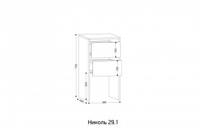 НИКОЛЬ 25 Шкаф 5-ти створчатый в Глазове - glazov.ok-mebel.com | фото 7
