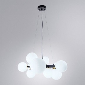 Подвесная люстра Arte Lamp Gemini A2243SP-10BK в Глазове - glazov.ok-mebel.com | фото 3
