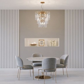 Подвесная люстра Eurosvet Claire 60171 золото в Глазове - glazov.ok-mebel.com | фото 3