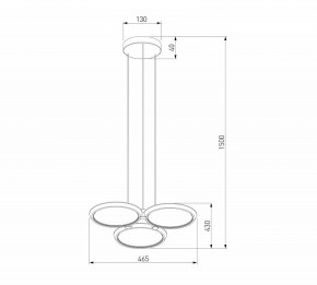 Подвесная люстра Eurosvet Crespella 90034/3 золото в Глазове - glazov.ok-mebel.com | фото 5