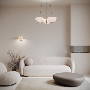 Подвесная люстра Eurosvet Emisfero 50083/3 LED золото в Глазове - glazov.ok-mebel.com | фото 4