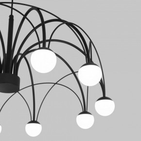 Подвесная люстра Eurosvet Ragno 90034/10 LED черный в Глазове - glazov.ok-mebel.com | фото 6