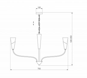 Подвесная люстра Eurosvet Rhyton 60167/6 никель в Глазове - glazov.ok-mebel.com | фото 5