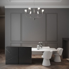 Подвесная люстра Eurosvet Rhyton 60167/6 никель в Глазове - glazov.ok-mebel.com | фото 6