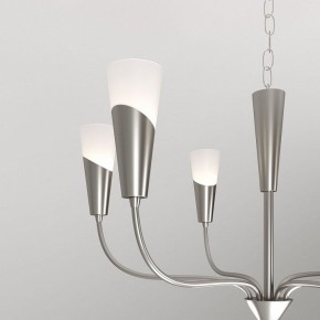 Подвесная люстра Eurosvet Rhyton 60167/6 никель в Глазове - glazov.ok-mebel.com | фото 7