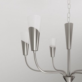 Подвесная люстра Eurosvet Rhyton 60167/6 никель в Глазове - glazov.ok-mebel.com | фото 8