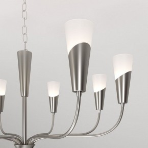 Подвесная люстра Eurosvet Rhyton 60167/8 никель в Глазове - glazov.ok-mebel.com | фото 7