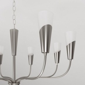 Подвесная люстра Eurosvet Rhyton 60167/8 никель в Глазове - glazov.ok-mebel.com | фото 8