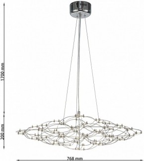 Подвесная люстра Favourite Thinner 4305-8P в Глазове - glazov.ok-mebel.com | фото 5