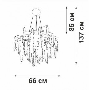 Подвесная люстра Vitaluce V28551 V28551-9/7S в Глазове - glazov.ok-mebel.com | фото 5