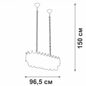 Подвесная люстра Vitaluce V58120 V58120-8/11 в Глазове - glazov.ok-mebel.com | фото 3