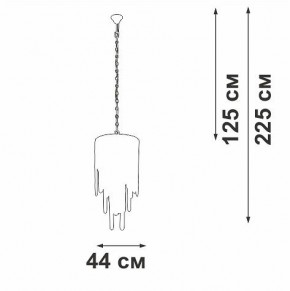 Подвесная люстра Vitaluce V5885 V5885-9/7 в Глазове - glazov.ok-mebel.com | фото 3