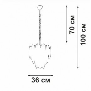 Подвесная люстра Vitaluce V5887 V5887-9/7 в Глазове - glazov.ok-mebel.com | фото 5