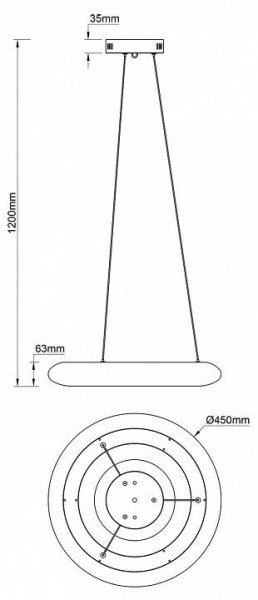 Подвесной светильник Escada Soft 10258/1LED в Глазове - glazov.ok-mebel.com | фото 7