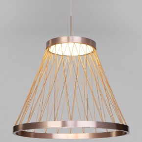 Подвесной светильник Eurosvet Cesta 40016/1 LED коричневый в Глазове - glazov.ok-mebel.com | фото