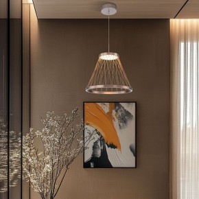 Подвесной светильник Eurosvet Cesta 40016/1 LED коричневый в Глазове - glazov.ok-mebel.com | фото 4