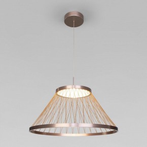 Подвесной светильник Eurosvet Cesta 40017/1 LED коричневый в Глазове - glazov.ok-mebel.com | фото 2