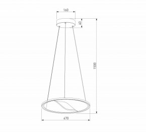 Подвесной светильник Eurosvet Occhio 40026/1 LED серый в Глазове - glazov.ok-mebel.com | фото 5