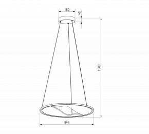 Подвесной светильник Eurosvet Occhio 40027/1 LED серый в Глазове - glazov.ok-mebel.com | фото 5