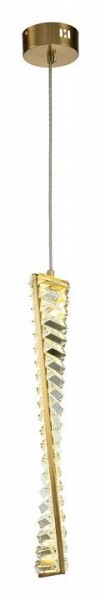 Подвесной светильник Indigo Frizzante 12015/1P Brass в Глазове - glazov.ok-mebel.com | фото 3
