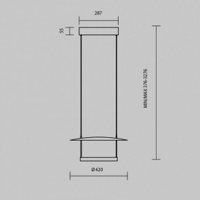 Подвесной светильник Maytoni Ambience MOD280PL-L23B3K1 в Глазове - glazov.ok-mebel.com | фото 4