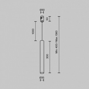 Подвесной светильник Maytoni Focus Led TR155-1-5W3K-BS в Глазове - glazov.ok-mebel.com | фото 4
