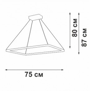Подвесной светильник Vitaluce V2704 V2704-0/1S в Глазове - glazov.ok-mebel.com | фото 3