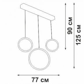 Подвесной светильник Vitaluce V3050 V3050-1/3S в Глазове - glazov.ok-mebel.com | фото 5