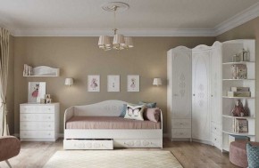 KI-KI ПЛД800.1 Полка (белый/белое дерево) в Глазове - glazov.ok-mebel.com | фото 2