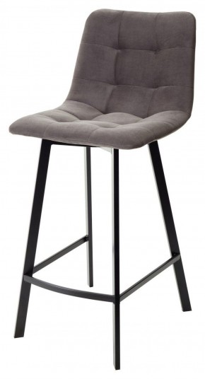 Полубарный стул CHILLI-QB SQUARE графит #14, велюр / черный каркас (H=66cm) М-City в Глазове - glazov.ok-mebel.com | фото
