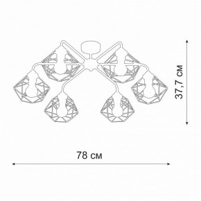 Потолочная люстра Vitaluce V42580 V42580-1/6PL в Глазове - glazov.ok-mebel.com | фото 2