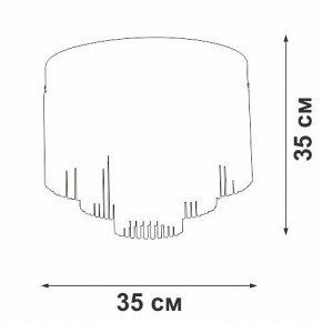 Потолочная люстра Vitaluce V53570 V53570-8/7PL в Глазове - glazov.ok-mebel.com | фото 3