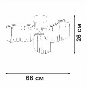 Потолочная люстра Vitaluce V5884 V5884-0/6PL в Глазове - glazov.ok-mebel.com | фото 3