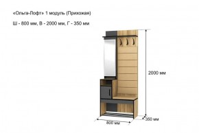 ОЛЬГА-ЛОФТ 1 Прихожая в Глазове - glazov.ok-mebel.com | фото 4